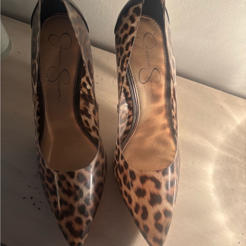 Jessica Simpson Animal Print Heels